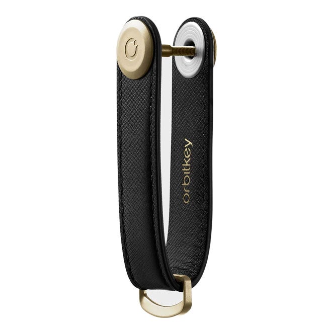 ORBITKEY ORGANISER SAFFIANO LIQUORICE BLACK