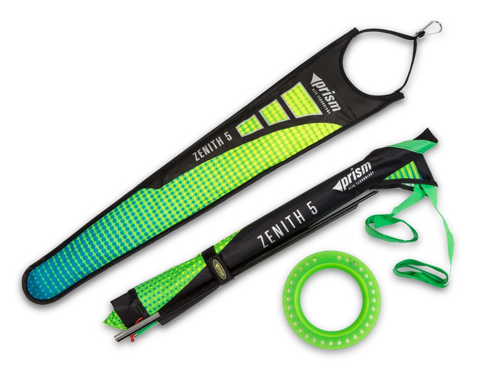 PRISM KITE ZENITH 5 SINGLE LINE DELTA SPORTING GREEN KITE
