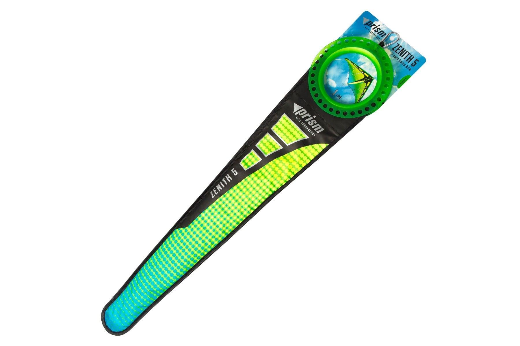 PRISM KITE ZENITH 5 SINGLE LINE DELTA SPORTING GREEN KITE