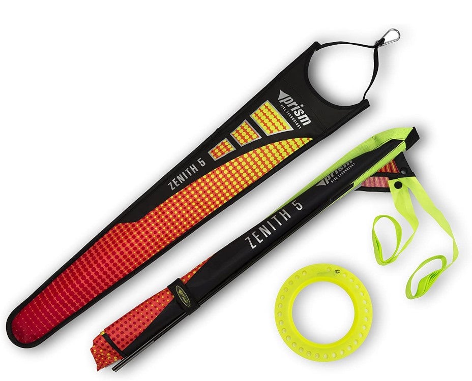 PRISM KITE ZENITH 5 SINGLE LINE DELTA SPORTING ORANGE KITE