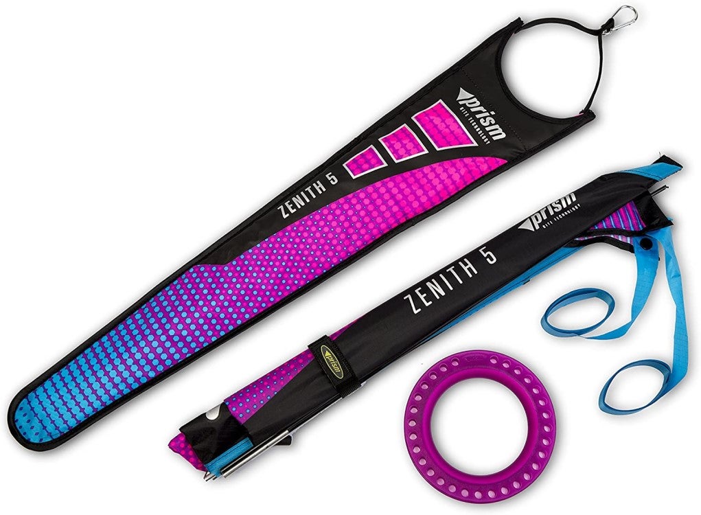 PRISM KITE ZENITH 5 SINGLE LINE DELTA SPORTING PURPLE KITE