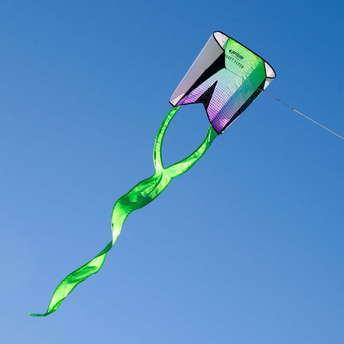 PRISM KITE POCKET FLYER SINGLE LINE GREEN KITE