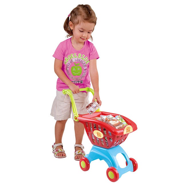PLAY GO SHOPPING CART - 18 PCS