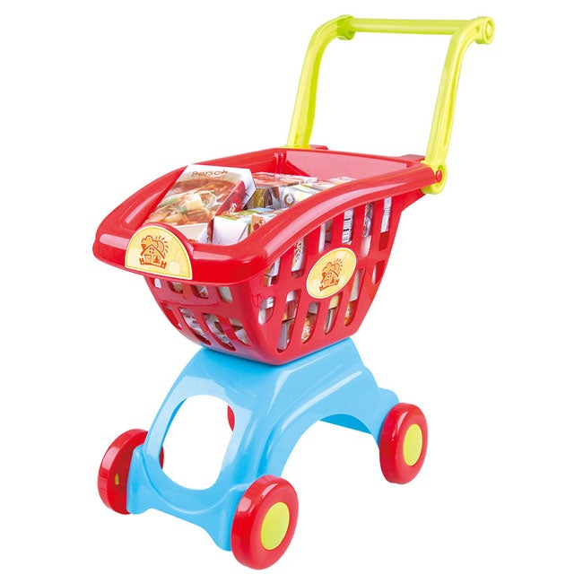 PLAY GO SHOPPING CART - 18 PCS