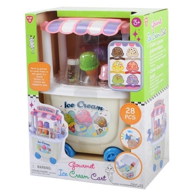PLAY GO GOURMET ICE CREAM CART - 28 PCS
