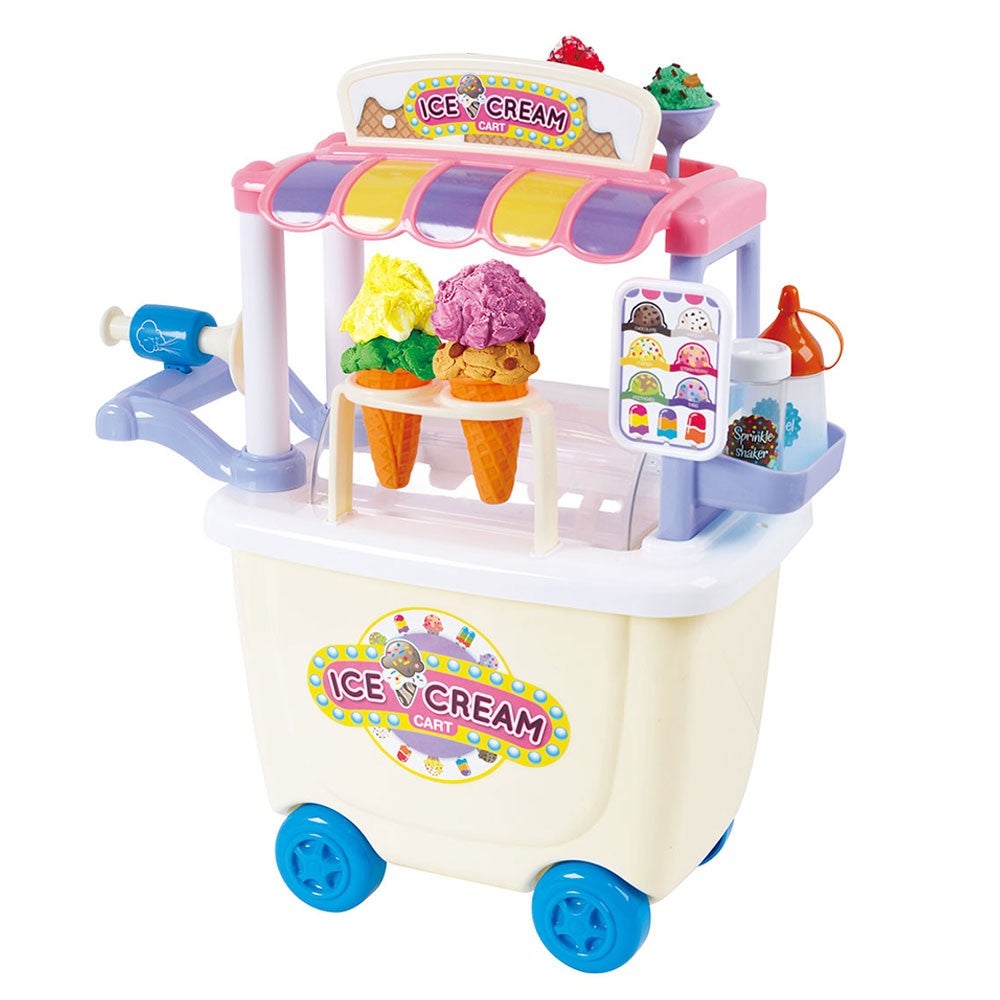 PLAY GO GOURMET ICE CREAM CART - 28 PCS