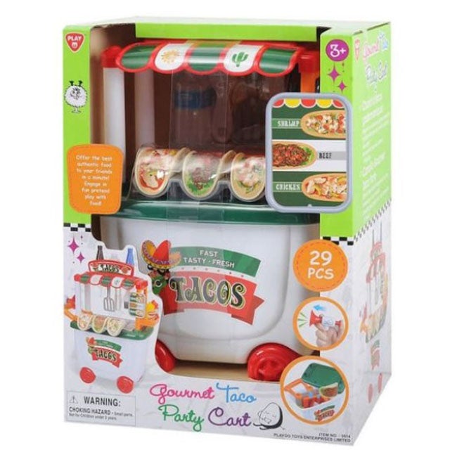 PLAY GO GOURMET TACO PARTY CART - 29 PCS