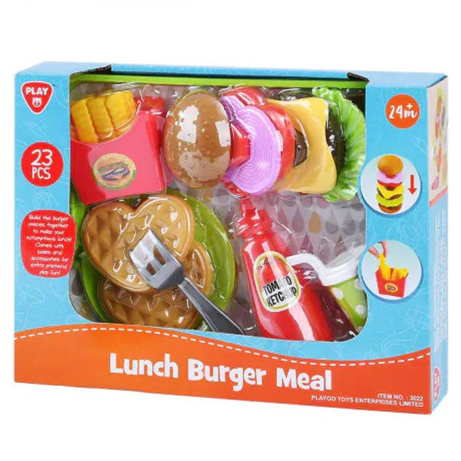 PLAY GO LUNCH BURGER TO GO MEAL