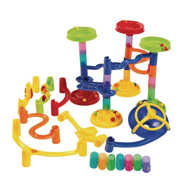 PLAY GO MEGA MARBLE RACE DELUXE BUILDING PLAYSET