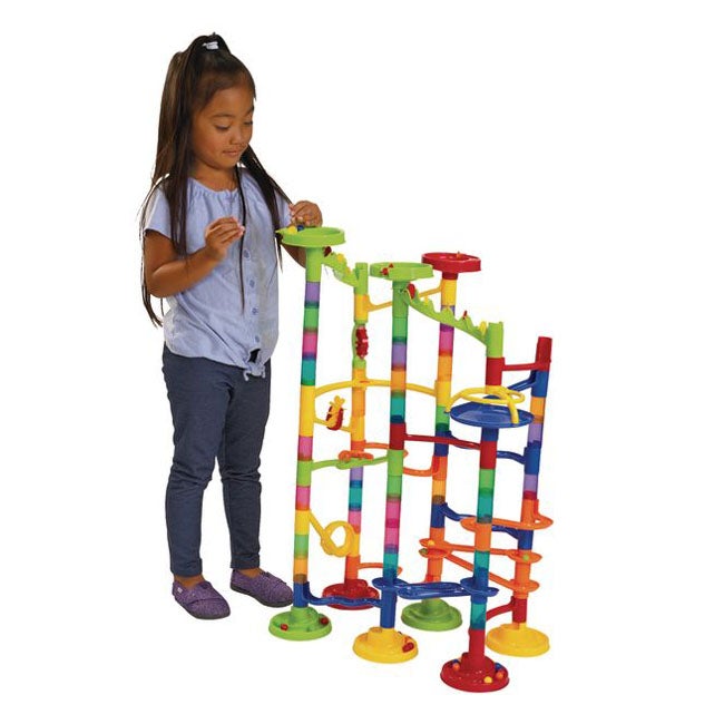 PLAY GO MEGA MARBLE RACE DELUXE BUILDING PLAYSET
