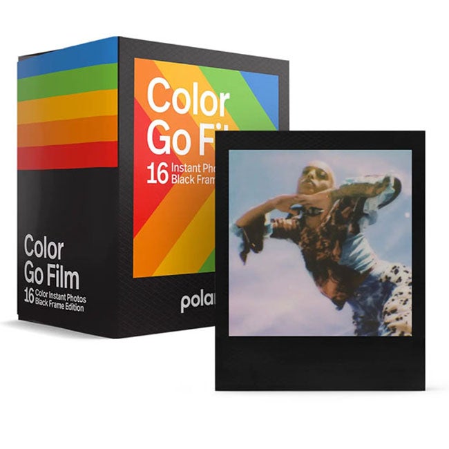 POLAROID GO FILM BLACK FRAME EDITION 2PACKS 16 PHOTOS