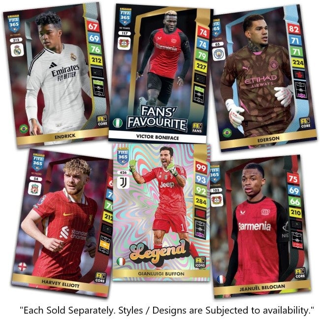 PANINI FIFA 365 ADRENALYN XL 2025 TRADING CARDS