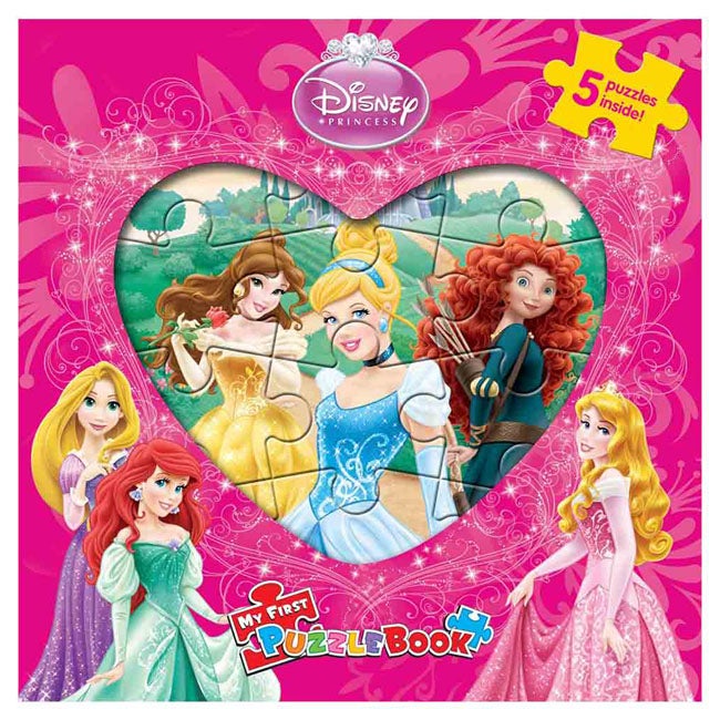 PHIDAL DISNEY PRINCESS (HEART SHAPED #3) MY FIRST PUZZLE BOO