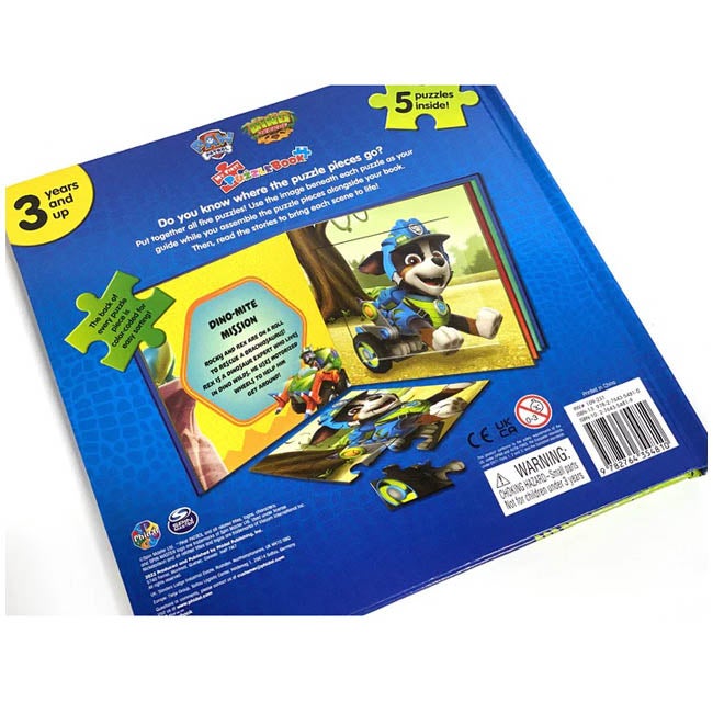 PHIDAL PAW PATROL DINO RESCUE MY FIRST PUZZLE BOOK