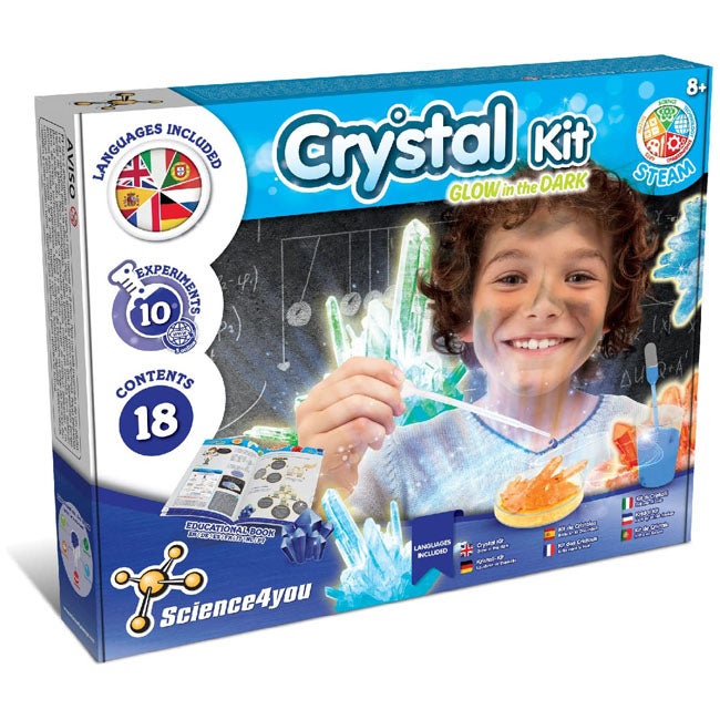 SCIENCE4YOU CRYSTAL FACTORY GLOW IN THE DARK