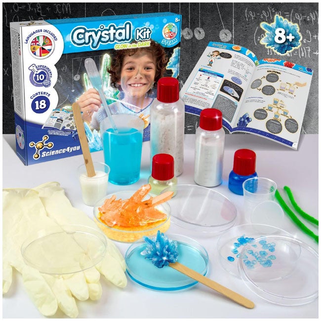 SCIENCE4YOU CRYSTAL FACTORY GLOW IN THE DARK