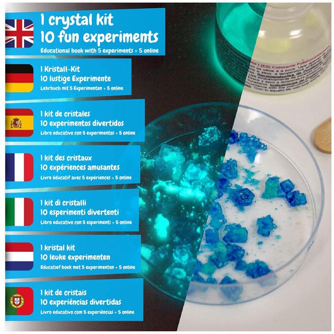 SCIENCE4YOU CRYSTAL FACTORY GLOW IN THE DARK
