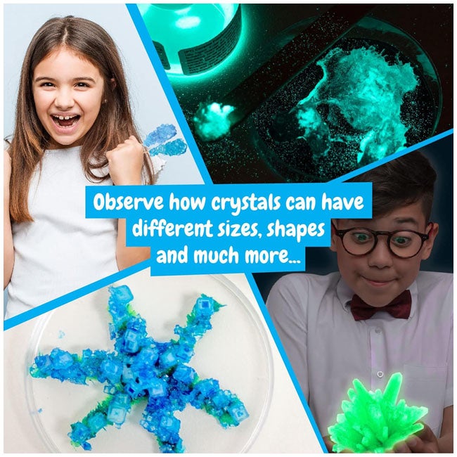SCIENCE4YOU CRYSTAL FACTORY GLOW IN THE DARK