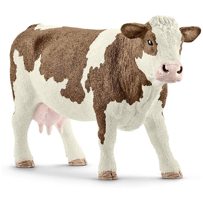 SCHLEICH SIMMENTAL COW FIGURE