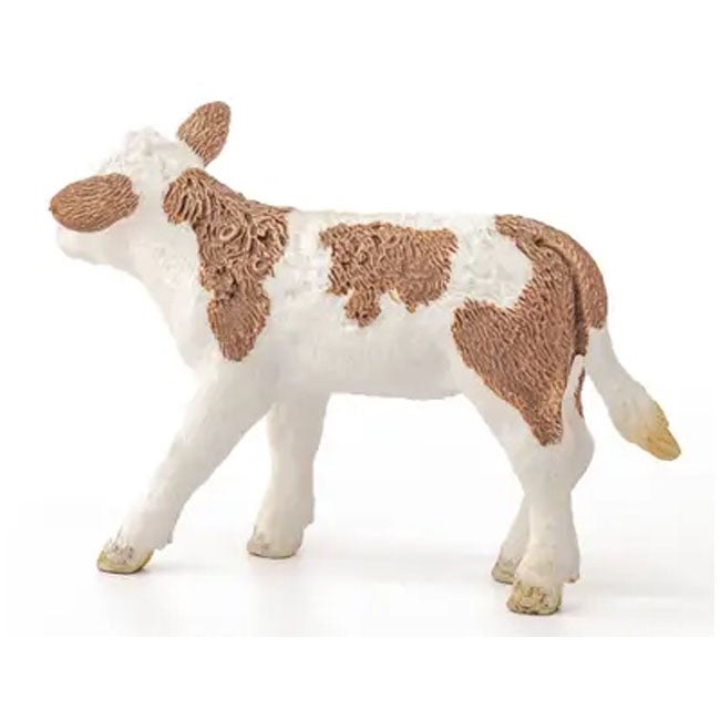 SCHLEICH SIMMENTAL CALF FIGURE