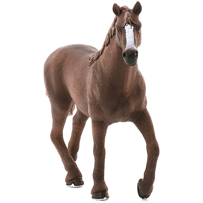 SCHLEICH ENGLISH THOROUGHBRED MARE FIGURE