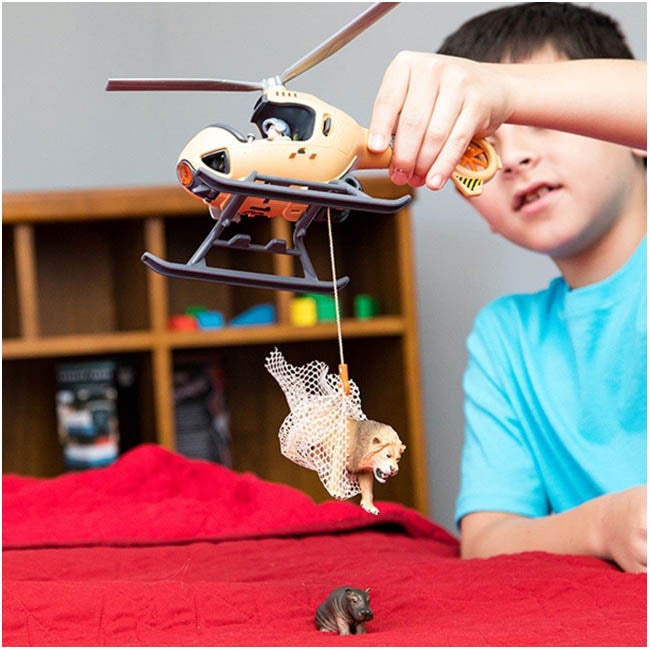SCHLEICH ANIMAL RESCUE HELICOPTER