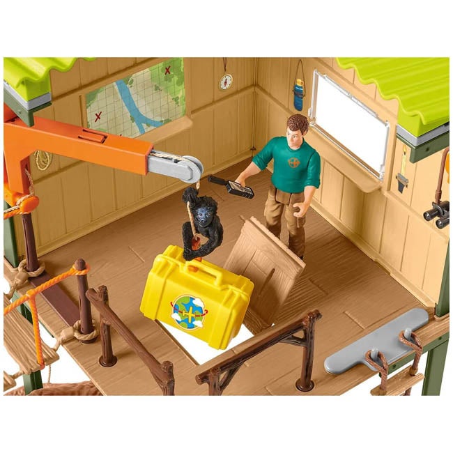 SCHLEICH WILDLIFE RANGER ADVENTURE STATION PLAYSET