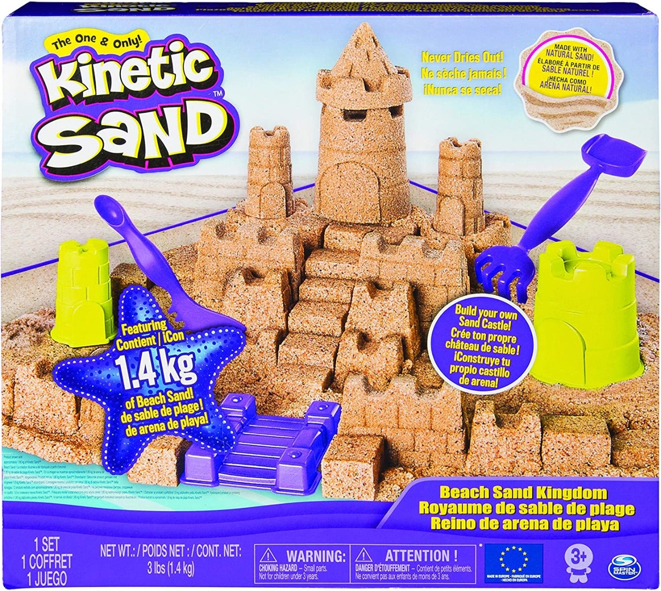 KINETIC SAND BEACH SAND KINGDOM