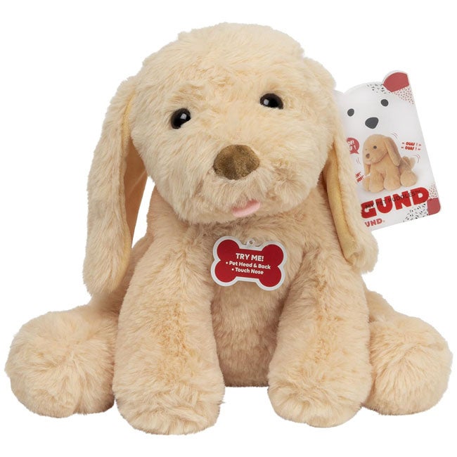 GUND MY PET PUDDLES PUPPY ANIMATED PLUSH 12-INCH