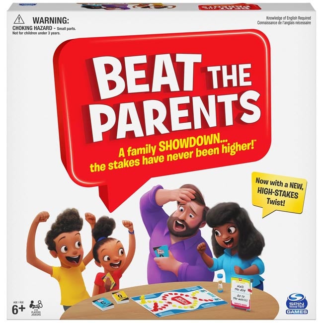 SPINMASTER GAME BEAT THE PARENTS CLASSIC FAMILY TRIVIA GAME