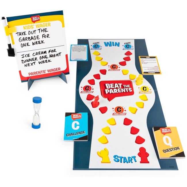 SPINMASTER GAME BEAT THE PARENTS CLASSIC FAMILY TRIVIA GAME