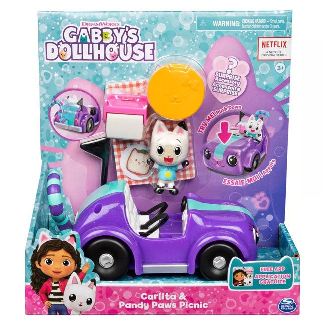 GABBY'S DOLLHOUSE CARLITA & PANDY PAWS PICNIC