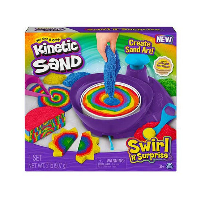 KINETIC SAND SWIRL N' SURPRISE PLAYSET
