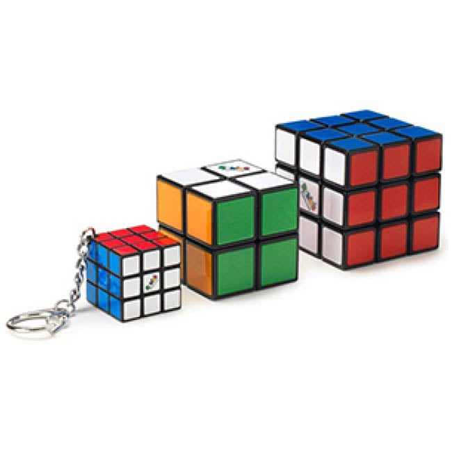 RUBIK'S CUBE MULTI PACK - 3X3 & 2X2 KEYCHAIN
