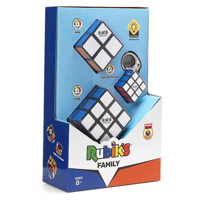 RUBIK'S CUBE MULTI PACK - 3X3 & 2X2 KEYCHAIN