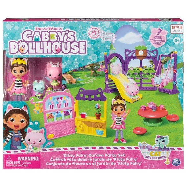 GABBYS DOLLHOUSE KITTY FAIRY GARDEN PARTY