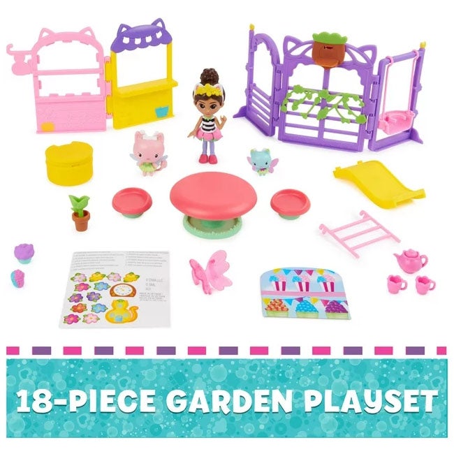 GABBYS DOLLHOUSE KITTY FAIRY GARDEN PARTY