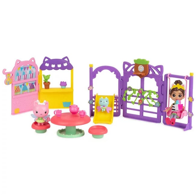 GABBYS DOLLHOUSE KITTY FAIRY GARDEN PARTY