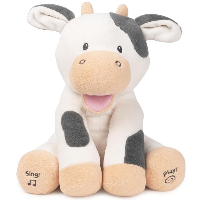 GUND BUTTERMILK THE COW ANIMATED PLUSH 12-INCH
