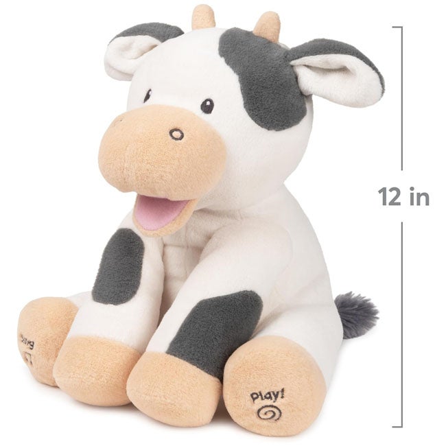 GUND BUTTERMILK THE COW ANIMATED PLUSH 12-INCH