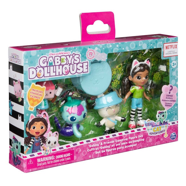 GABBY'S DOLLHOUSE FRIENDS CAMPING FIGURE PACK