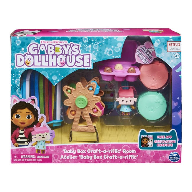 GABBY'S DOLLHOUSE DELUXE ROOM SET ASSORTED