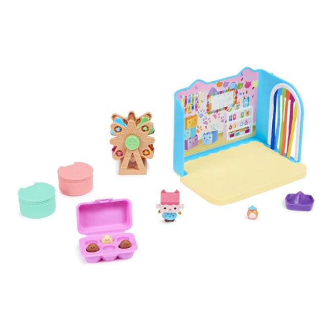 GABBY'S DOLLHOUSE DELUXE ROOM SET ASSORTED