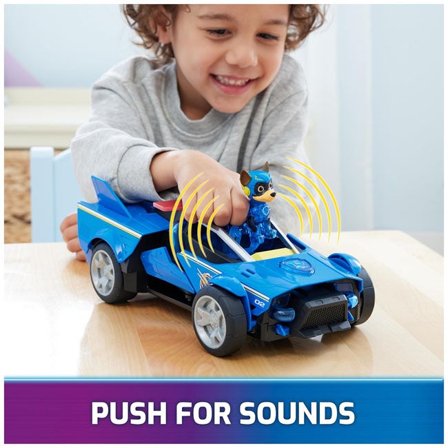 PAW PATROL THE MIGHTY MOVIE TRANSFORMING CRUISER CHASE