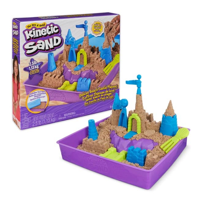 KINETIC SAND BEACH CASTLE PLAYSET