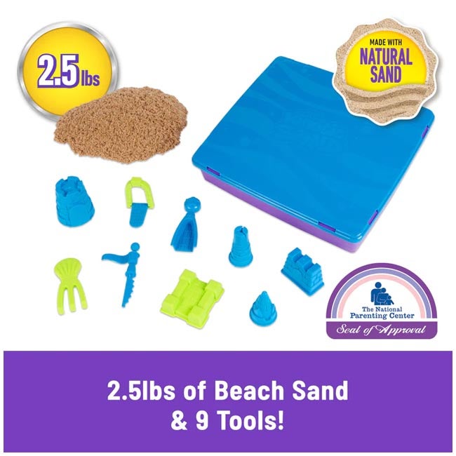 KINETIC SAND BEACH CASTLE PLAYSET