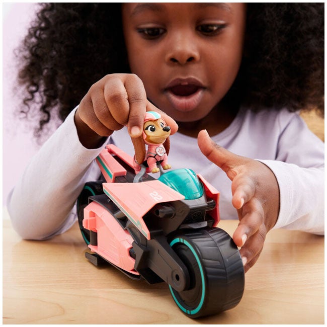 PAW PATROL THE MIGHTY MOVIE MOTORCYCLE TOY VEHICLE