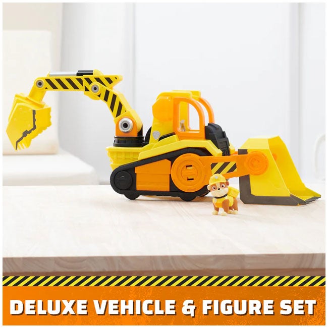 PAW PATROL RUBBLE AND CREW DELUXE BULLDOZER VEHICLE
