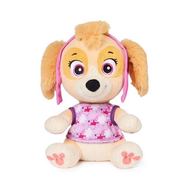 PAW PATROL BEDTIME PLUSH ASSORTED-CHASE AND SKYE