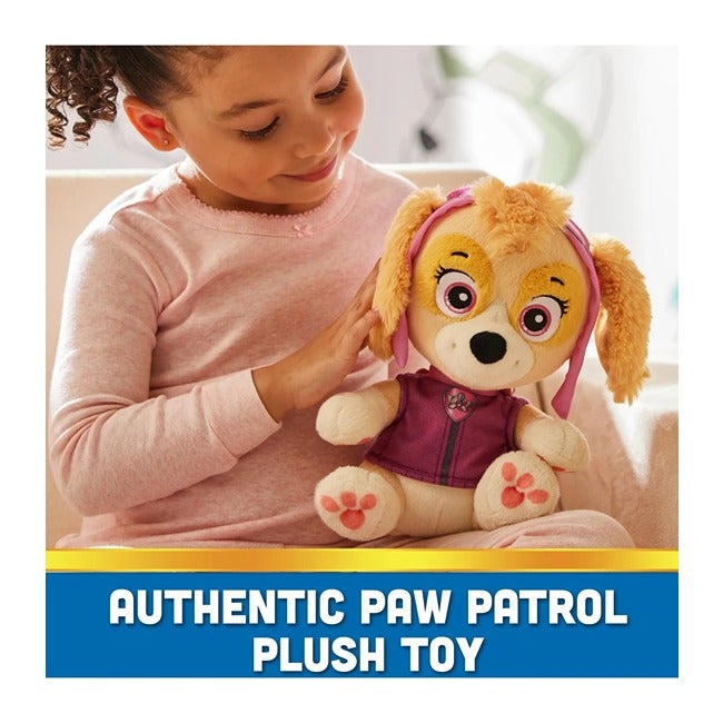 PAW PATROL BEDTIME PLUSH ASSORTED-CHASE AND SKYE
